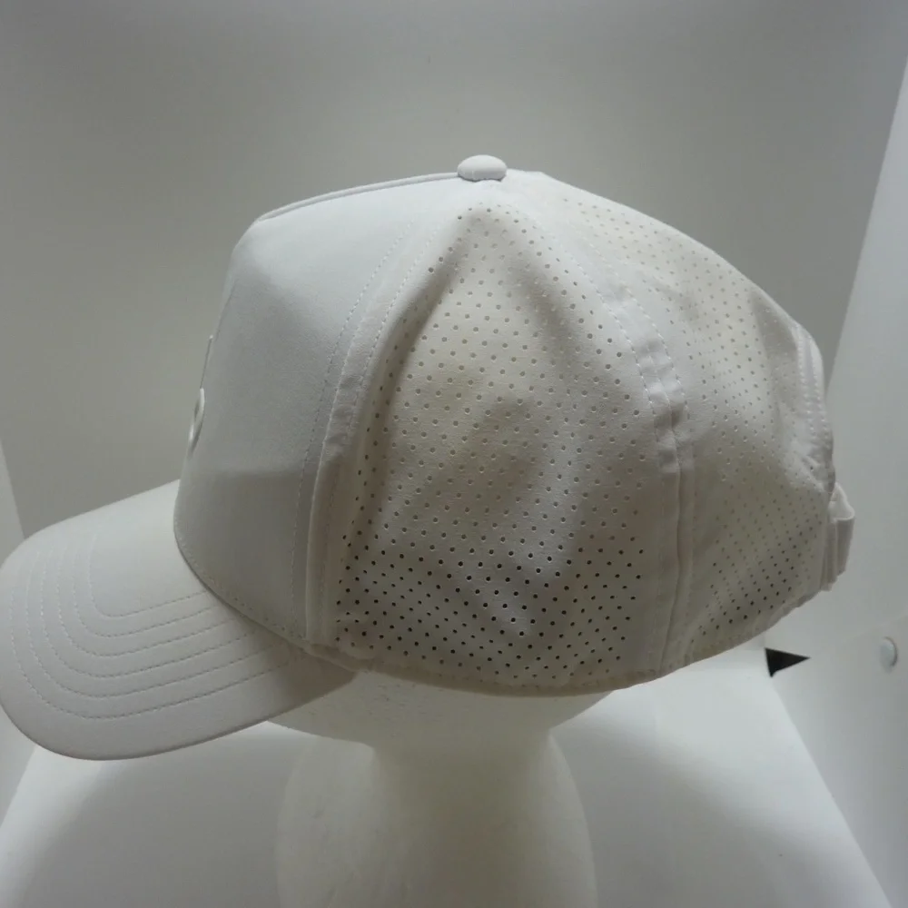 Alo District Trucker Hat Unisex WHITE Embroidered Logo Baseball Cap Hat One Size - Picture 2 of 7